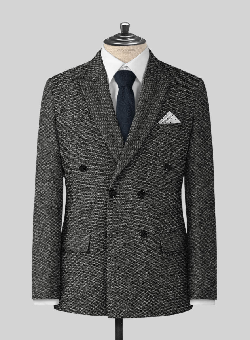 Highlander Heavy Gray Bedford Tweed Jacket - StudioSuits