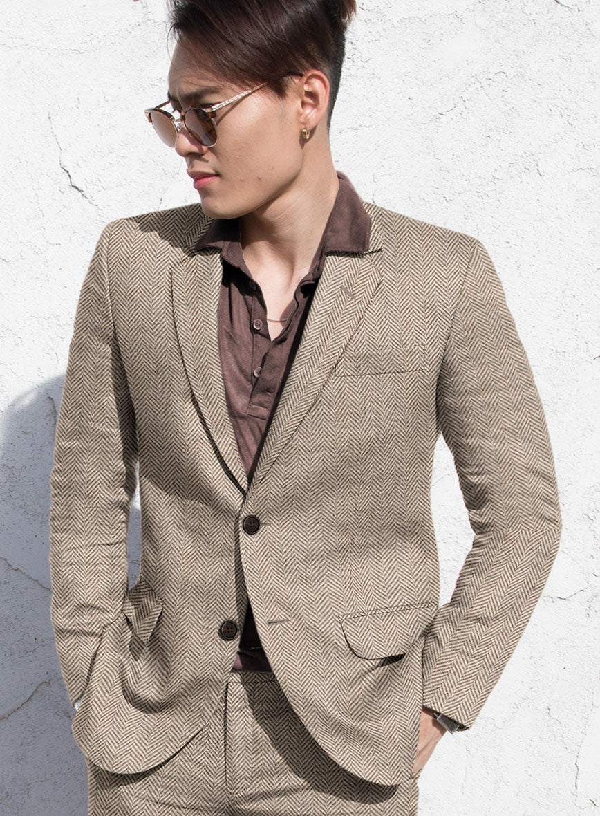 Italian Linen Asteva Jacket - StudioSuits