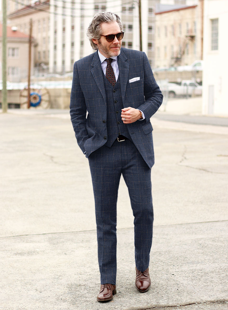 Italian Linen Clavo Suit - StudioSuits