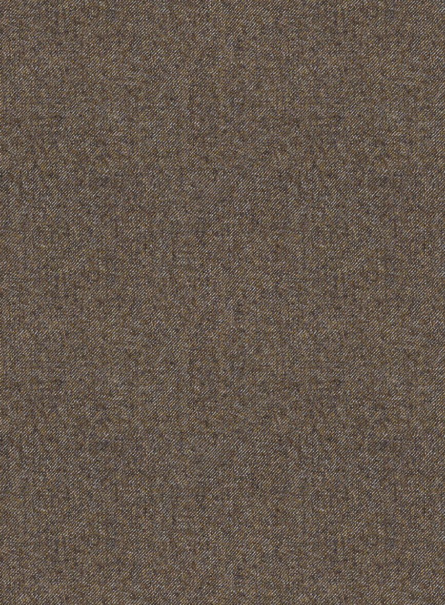 Italian Quelo Rust Brown Twill Flannel Suit - StudioSuits