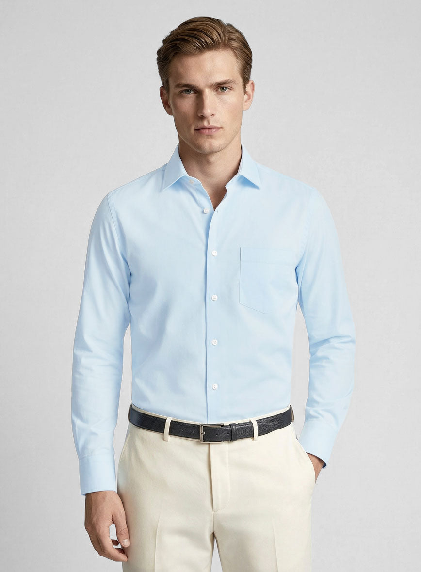 Italian Marina Blue Shirt - StudioSuits