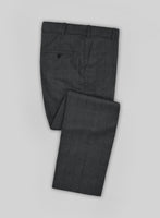 Italian Murano Byunca Dark Gray Wool Linen Pants