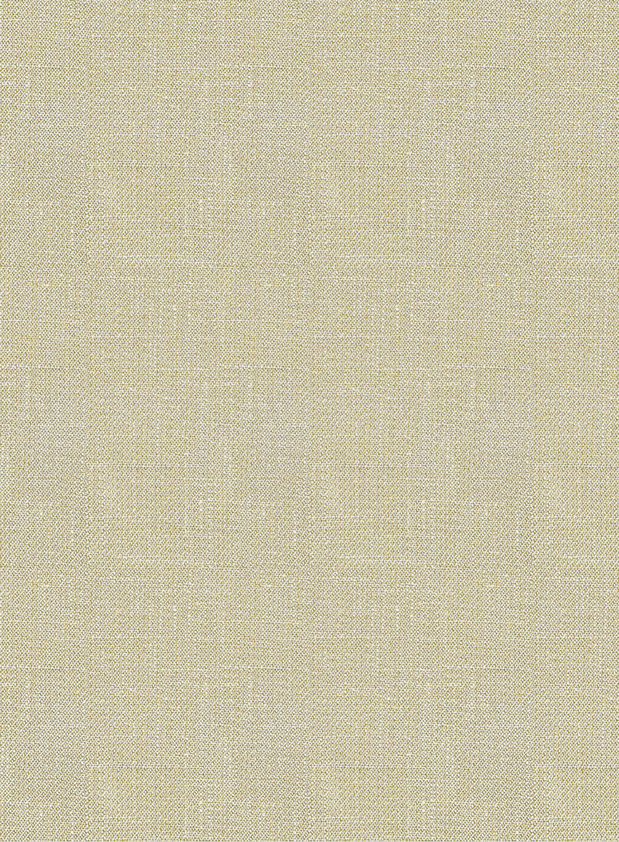 Italian Prato Khaki Linen Pants - StudioSuits