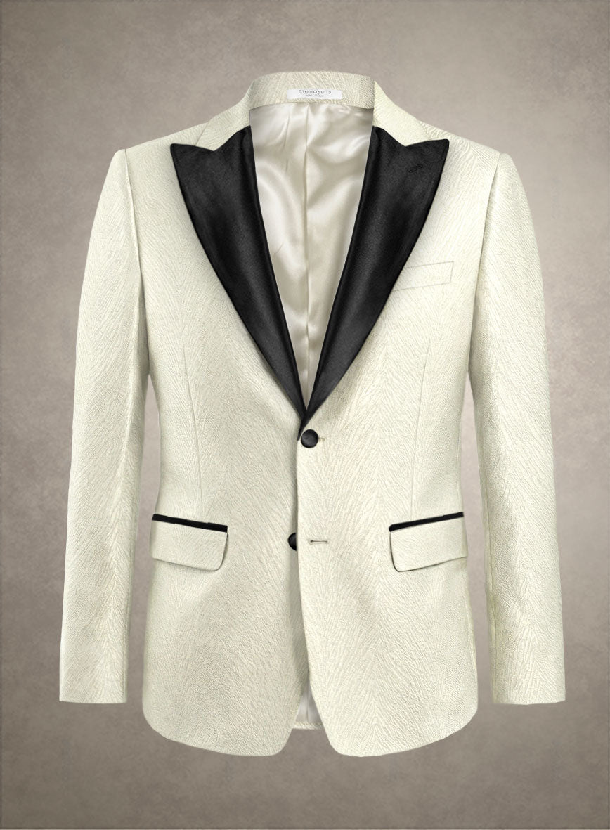 Italian Silk Lucea Tuxedo Jacket - StudioSuits