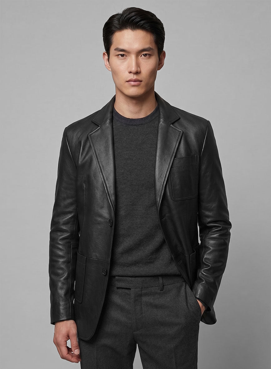 Leather Blazer - # 124 - StudioSuits