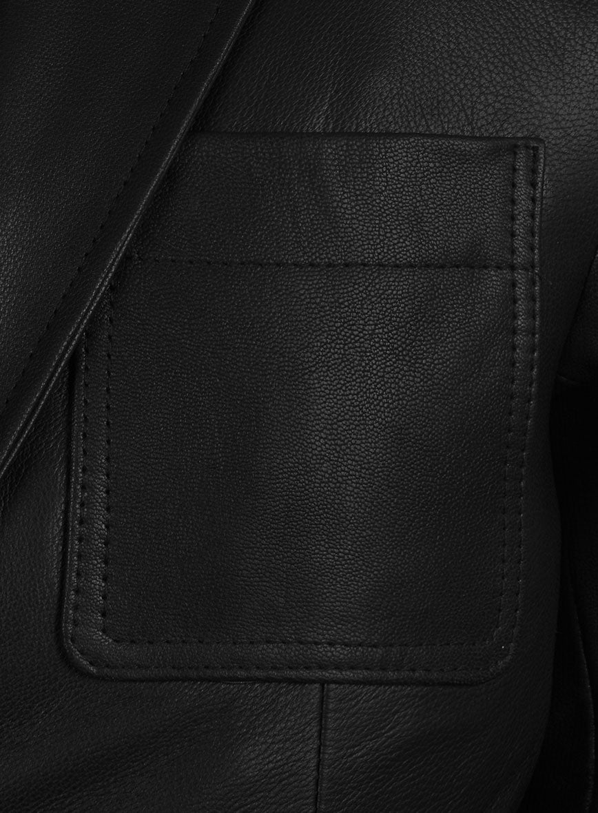 Leather Blazer - # 124 - StudioSuits