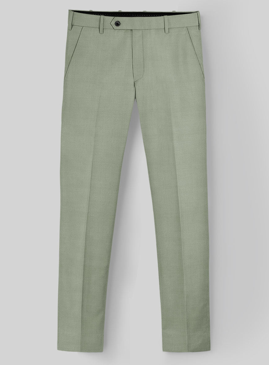 Napolean Cadet Green Wool Pants - StudioSuits
