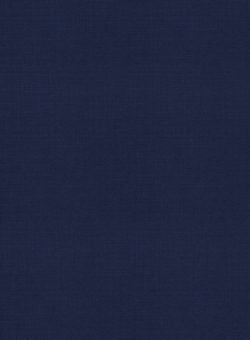 Napolean Bottle Blue Wool Double Breasted Jacket - StudioSuits