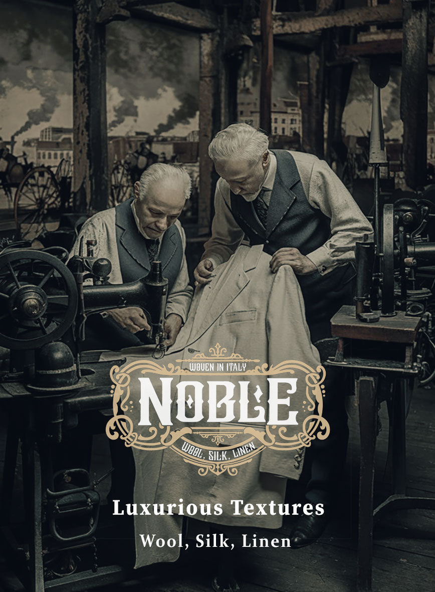 Noble Sandcastle Wool Silk Linen Jacket - StudioSuits