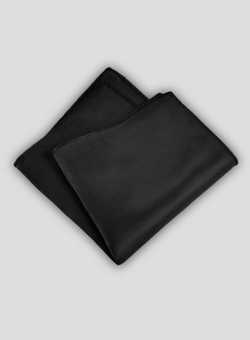 Pocket Square - Black - StudioSuits