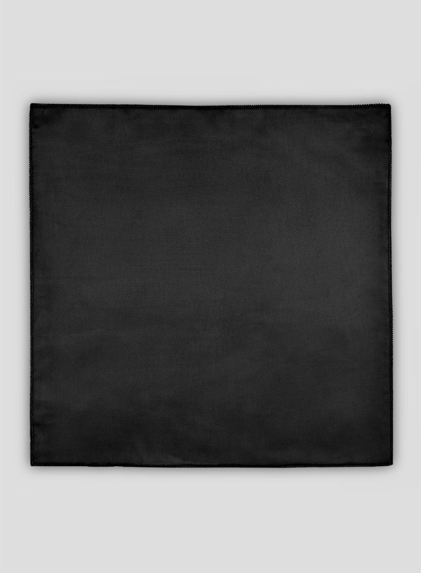 Pocket Square - Black - StudioSuits