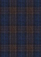 Reda Adlis Blue Checks Wool Jacket - StudioSuits