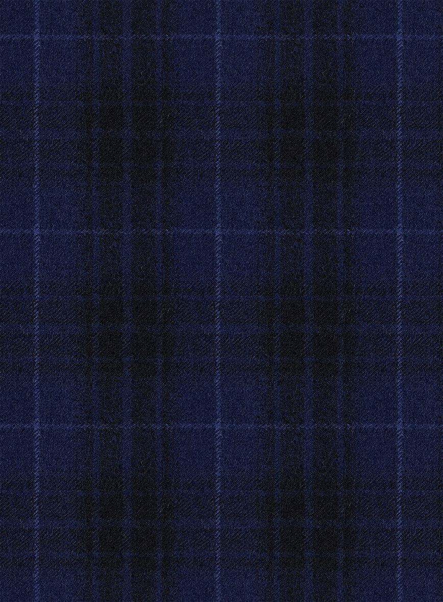 Reda Ballio Blue Checks Wool Jacket - StudioSuits