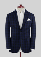 Reda Ballio Blue Checks Wool Suit - StudioSuits