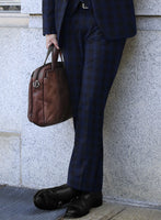 Reda Ballio Blue Checks Wool Suit - StudioSuits