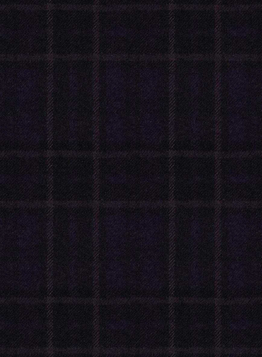 Reda Eralto Purple Checks Wool Jacket - StudioSuits