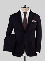 Reda Eralto Purple Checks Wool Suit - StudioSuits