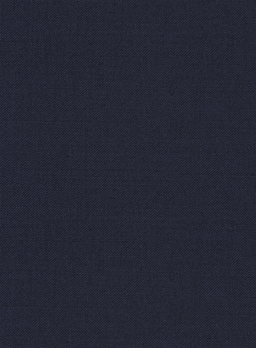 Reda Flexo Dark Midnight Blue Wool Suit - StudioSuits