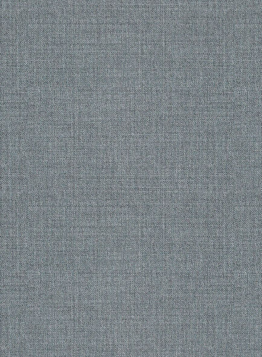 Reda Flexo Gray Blue Wool Jacket - StudioSuits