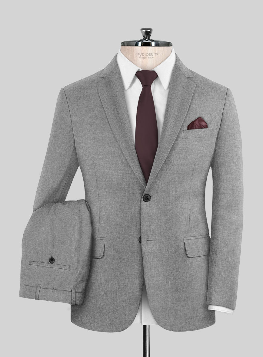 Reda Flexo Gray Wool Suit - StudioSuits