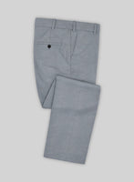 Reda Flexo Light Blue Gray Wool Pants - StudioSuits