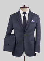 Reda Izasmo Blue Checks Wool Suit - StudioSuits