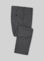Reda Jeromi Gray Checks Wool Pants - StudioSuits