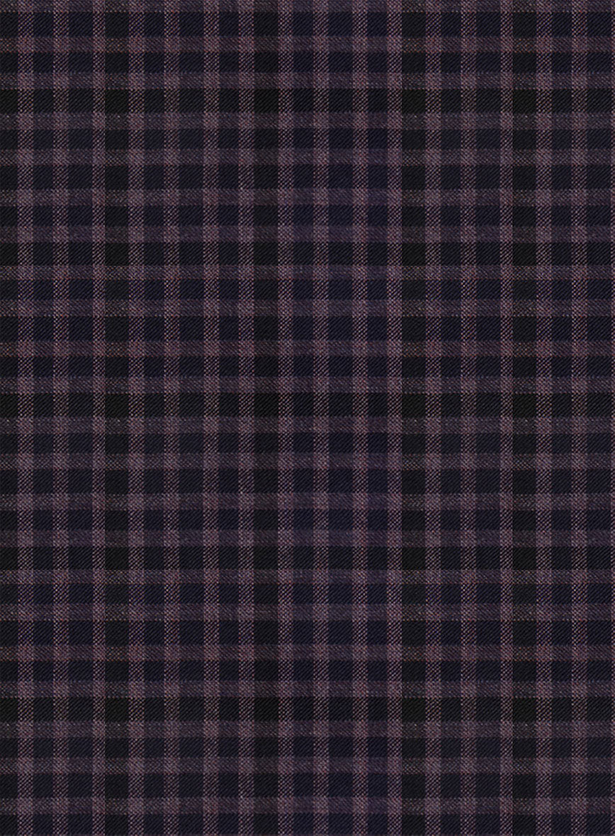 Reda Matio Purple Checks Wool Suit - StudioSuits