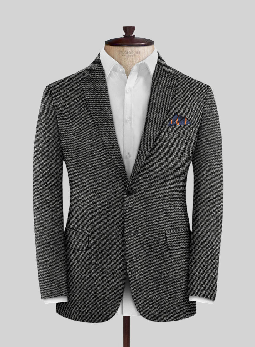 Reda Rovy Gray Wool Jacket - StudioSuits