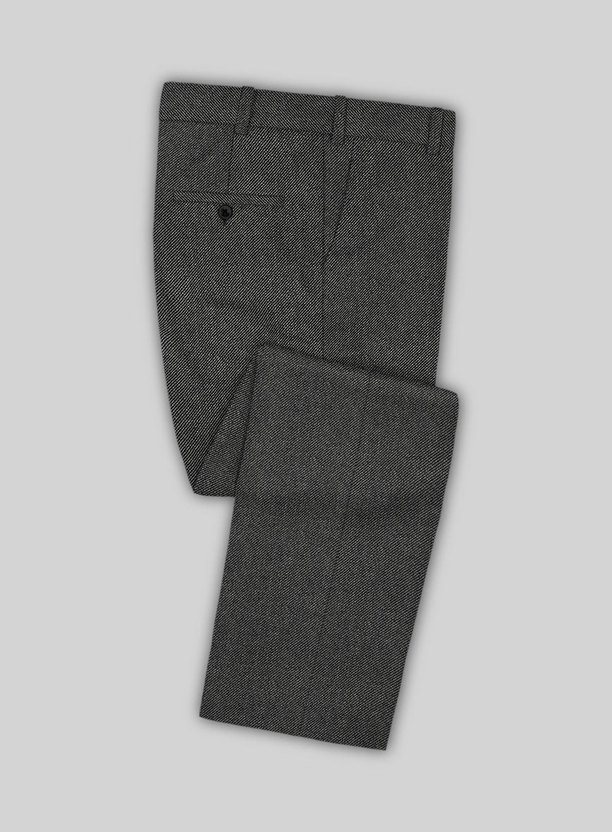 Reda Rovy Gray Wool Pants - StudioSuits