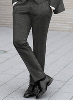 Reda Rovy Gray Wool Pants - StudioSuits