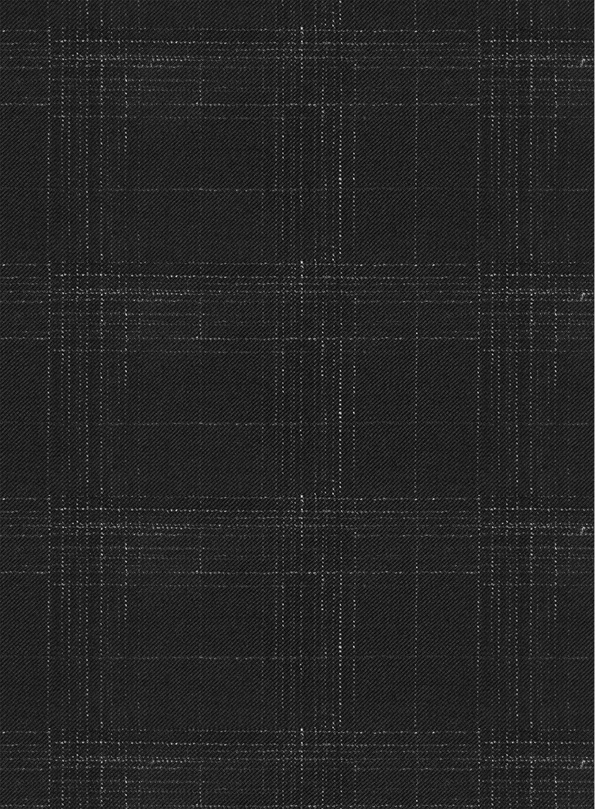 Reda Xime Black Checks Pants - StudioSuits