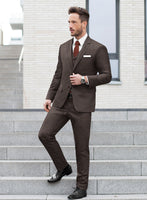 Reda Yunot Brown Wool Suit - StudioSuits