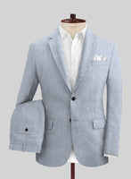 Solbiati Light Blue Seersucker Suit - StudioSuits