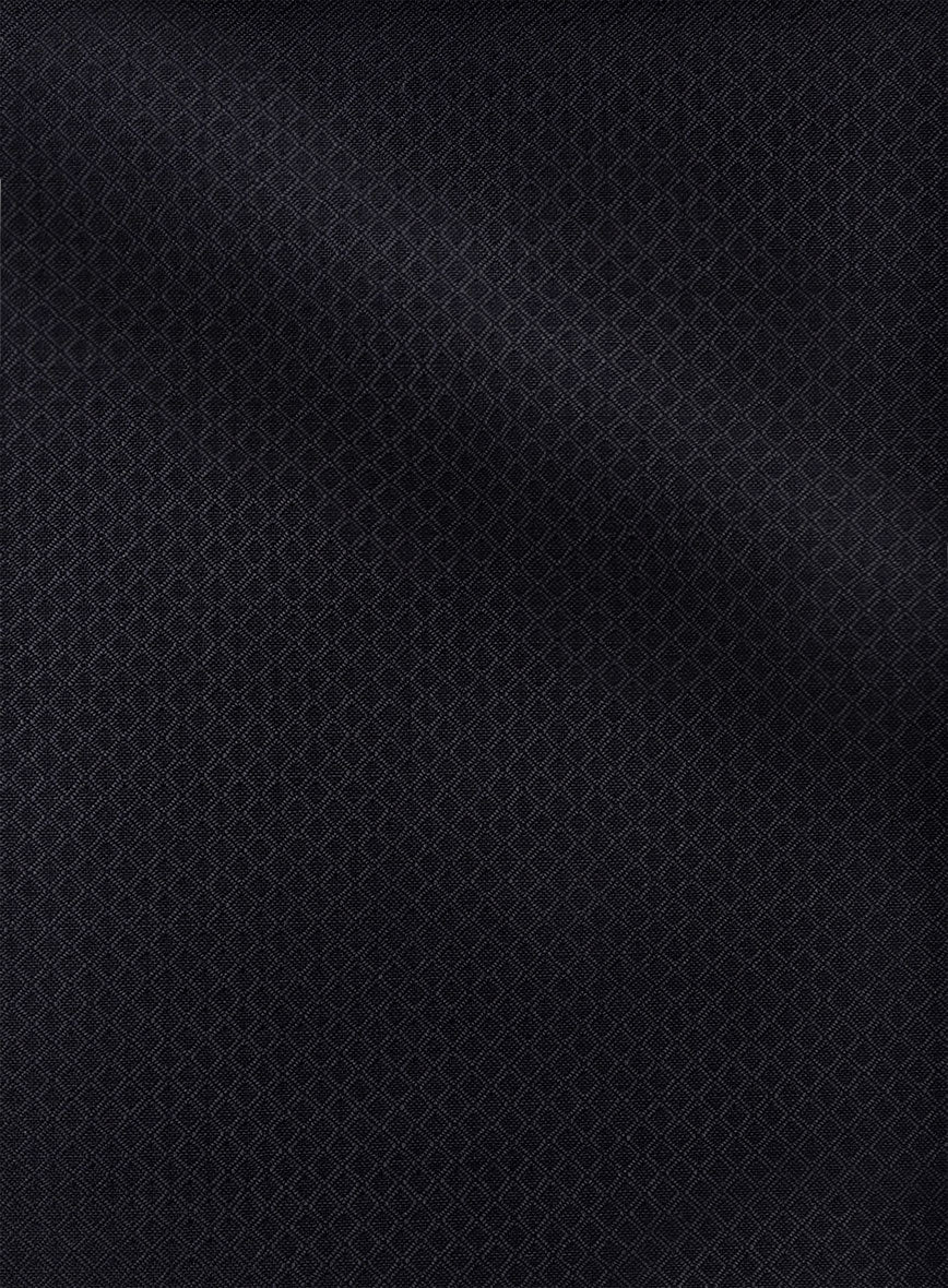VBC Perennial Blue Diamond Weave Wool Pants - StudioSuits