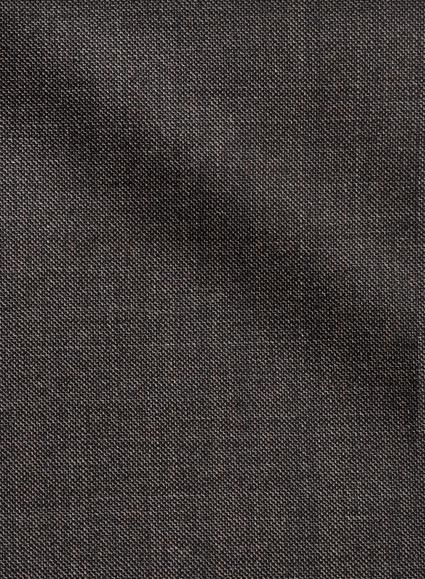 VBC Perennial Cocoa Ash Gray Wool Pants - StudioSuits