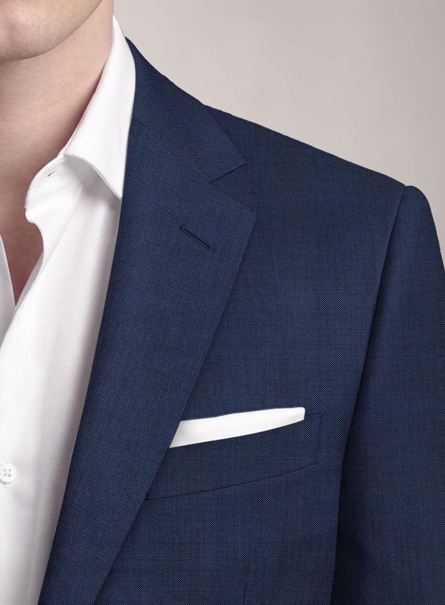 VBC Perennial Como Blue Wool Jacket - StudioSuits