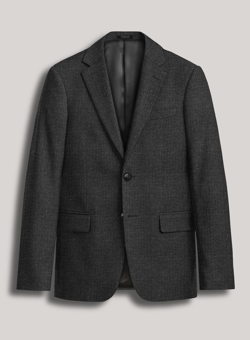 VBC Perennial Rich Gray Wool Jacket - StudioSuits