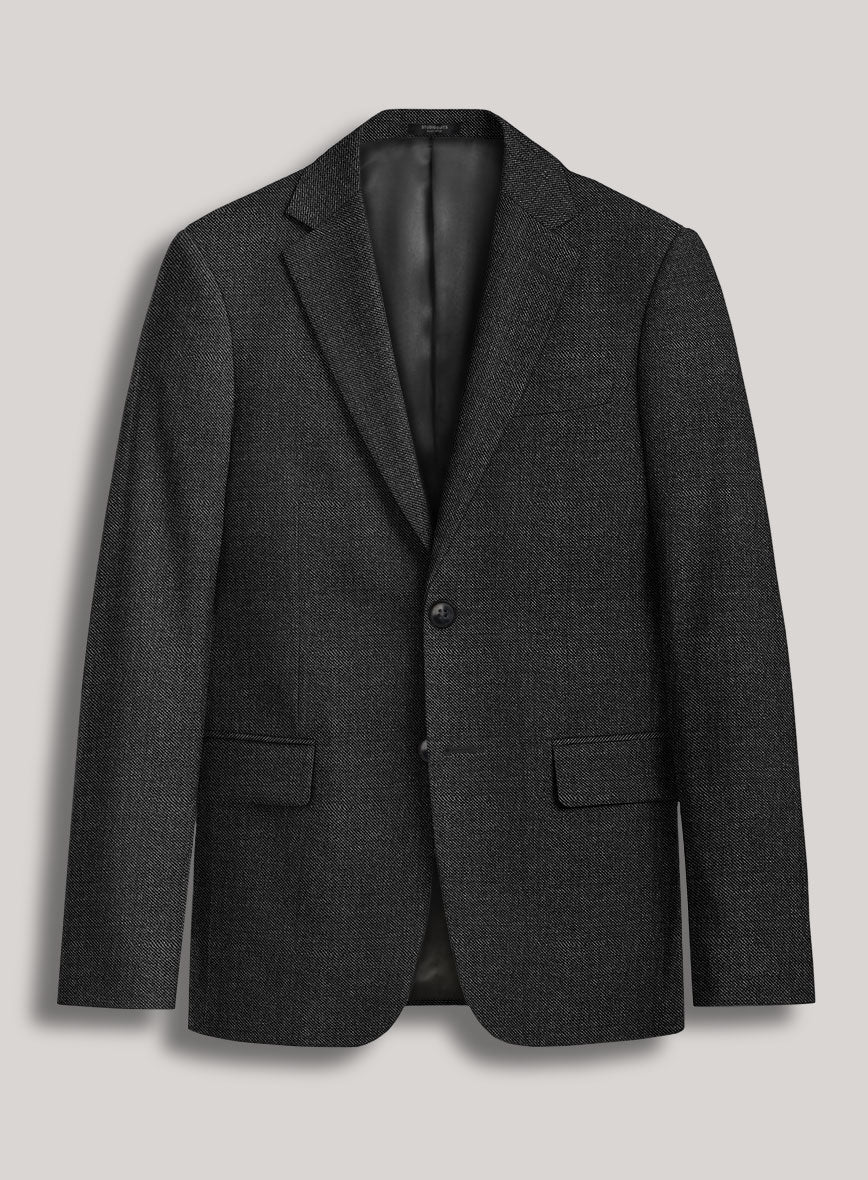VBC Perennial Storm Gray Wool Jacket - StudioSuits