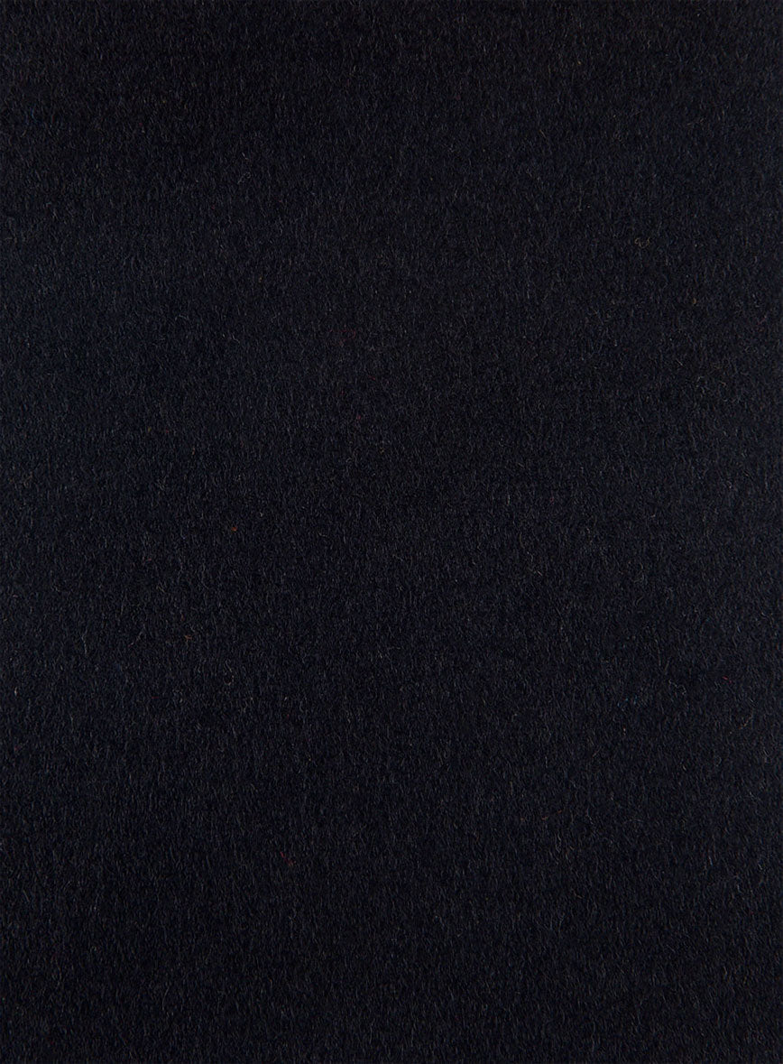 Women's Blue Thick Wool Overcoat - StudioSuits