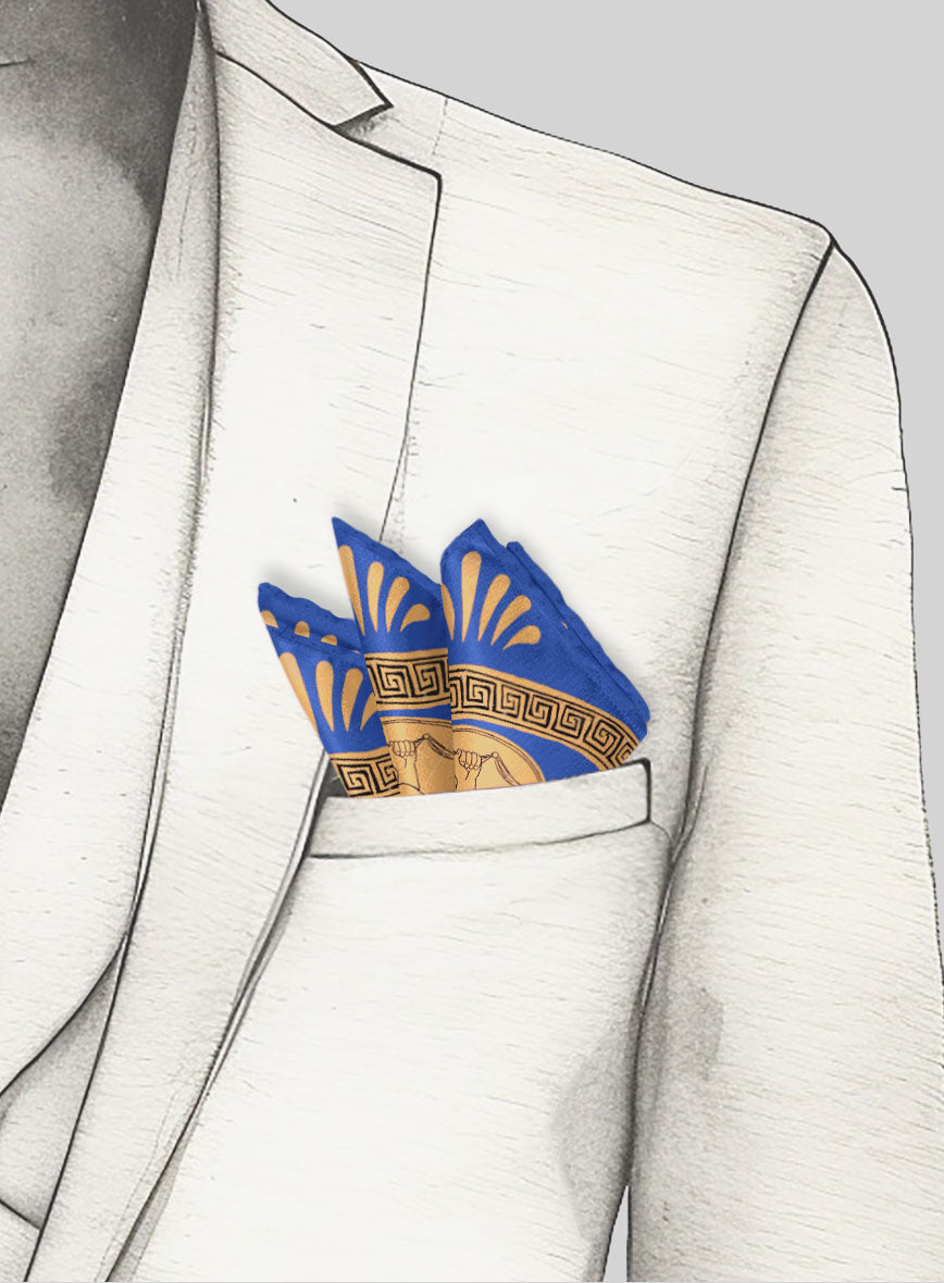 Aegidos Silk Pocket Square - StudioSuits