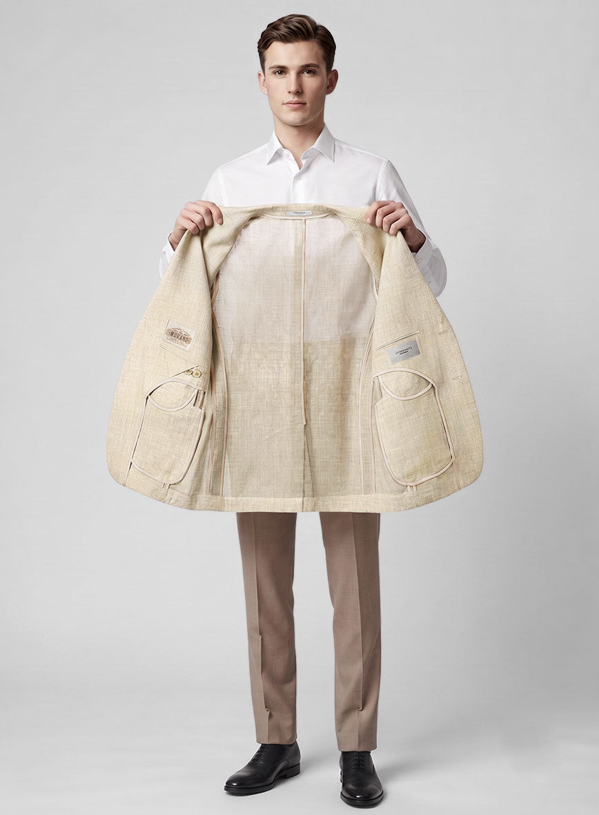 Airweave Cotswold Beige Summer Blazer - StudioSuits