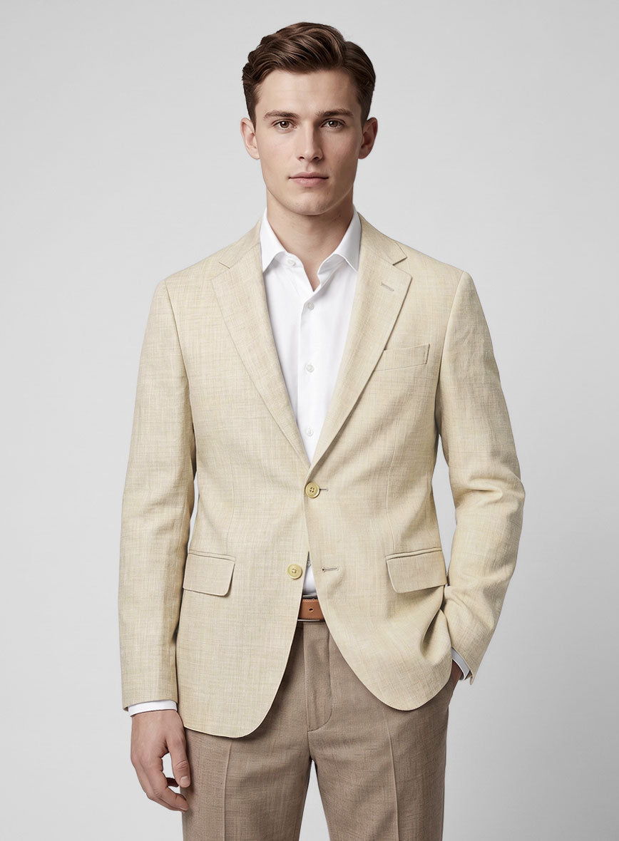 Airweave Cotswold Beige Summer Blazer - StudioSuits