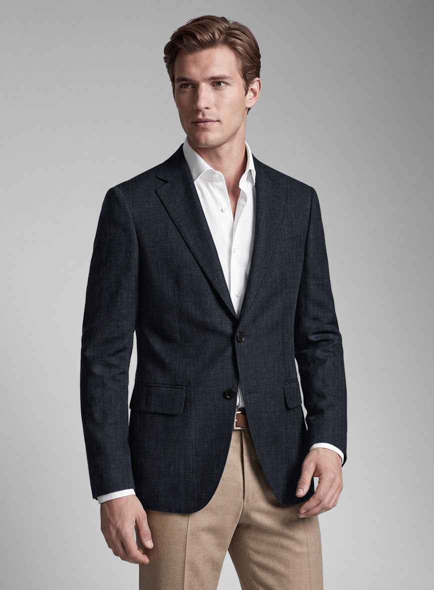 Airweave Deep Blue Summer Blazer - StudioSuits