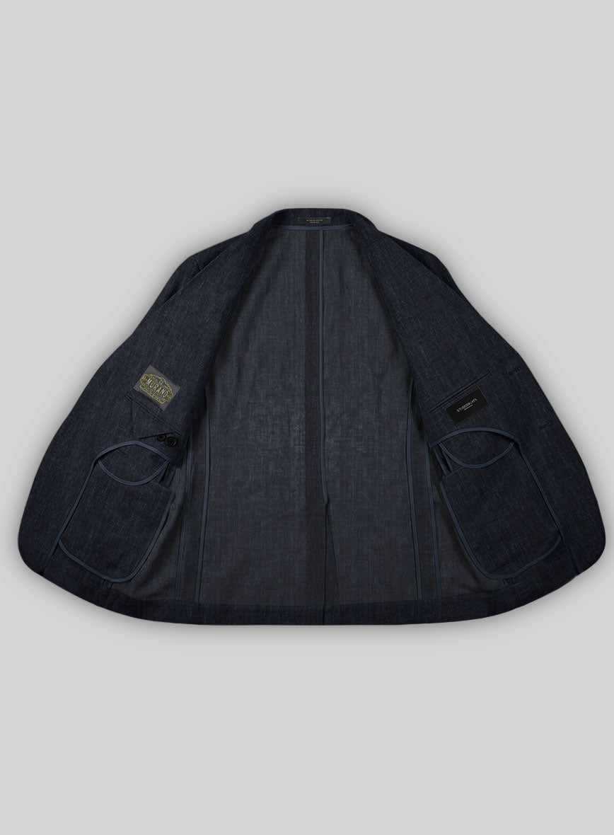 Airweave Deep Blue Summer Blazer - StudioSuits