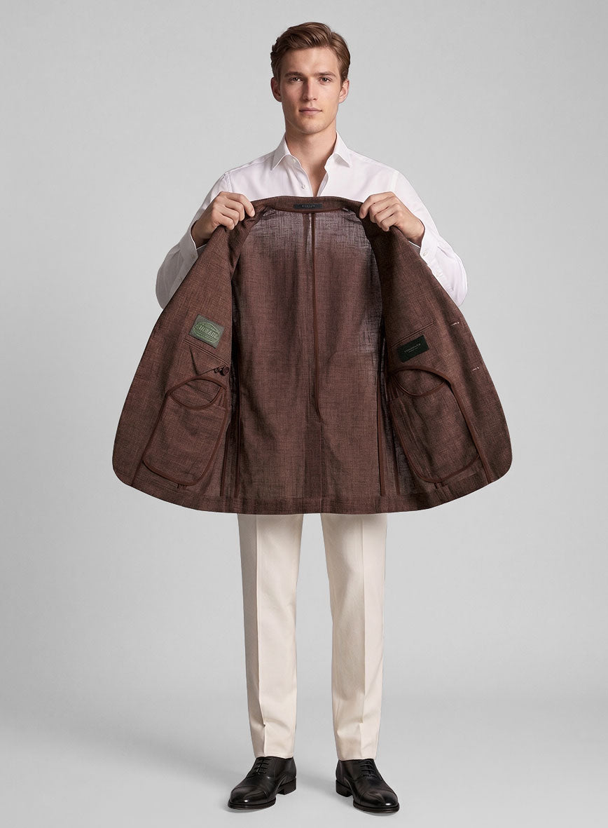 Airweave Havana Clay Summer Blazer - StudioSuits