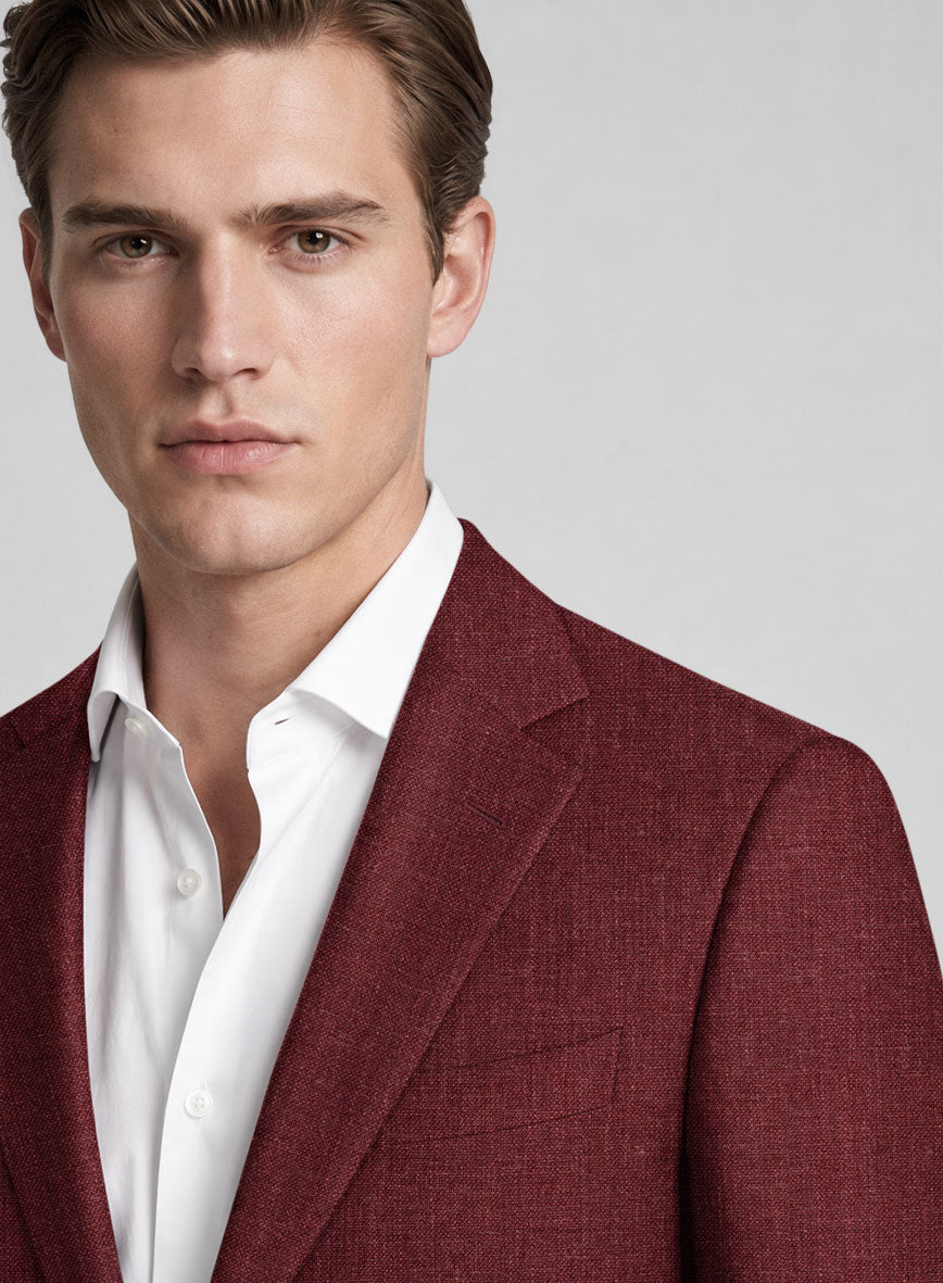 Airweave Oxblood Summer Blazer - StudioSuits