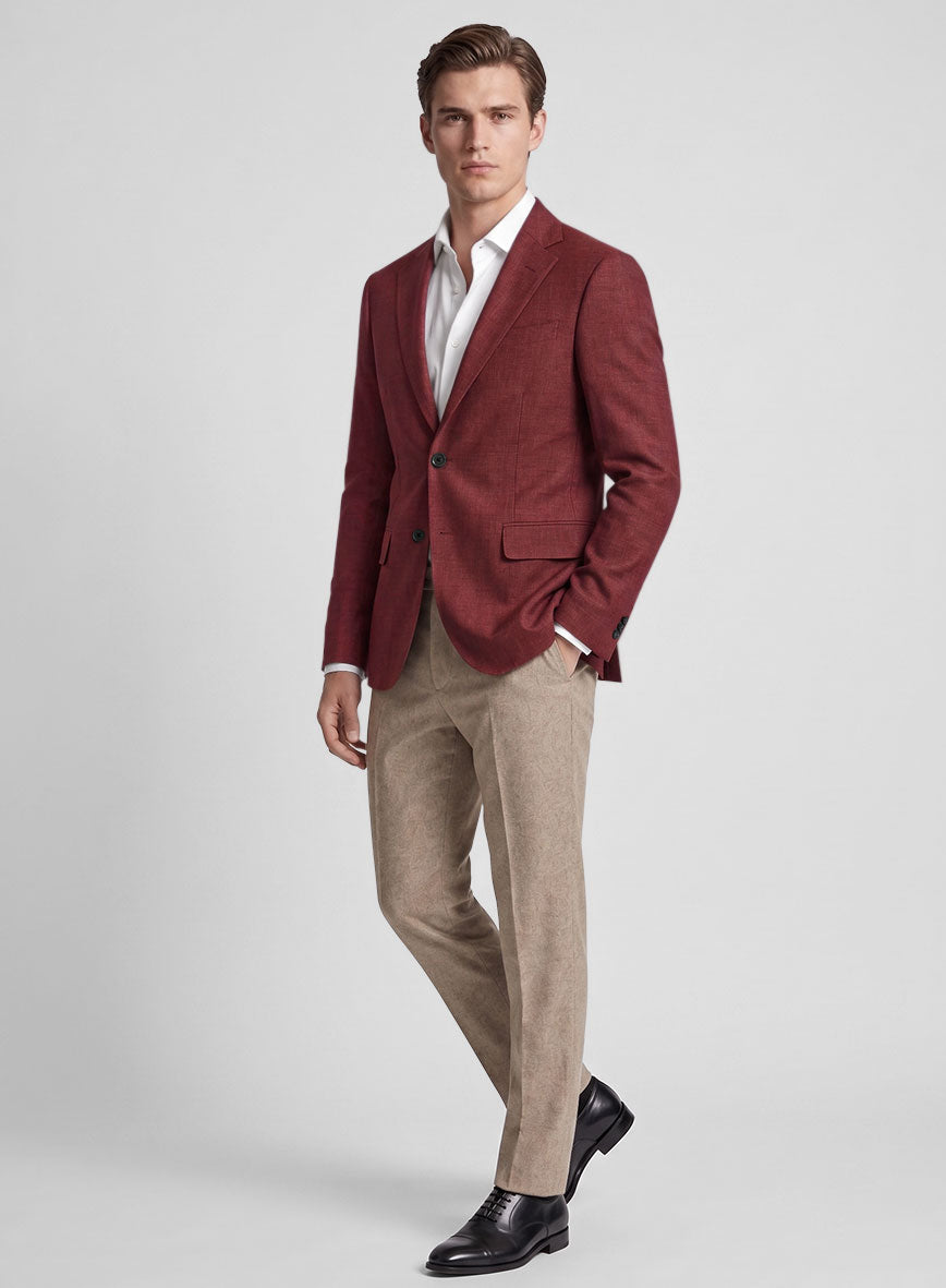 Airweave Oxblood Summer Blazer - StudioSuits