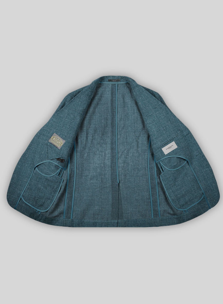 Airweave Oxford Blue Summer Blazer - StudioSuits