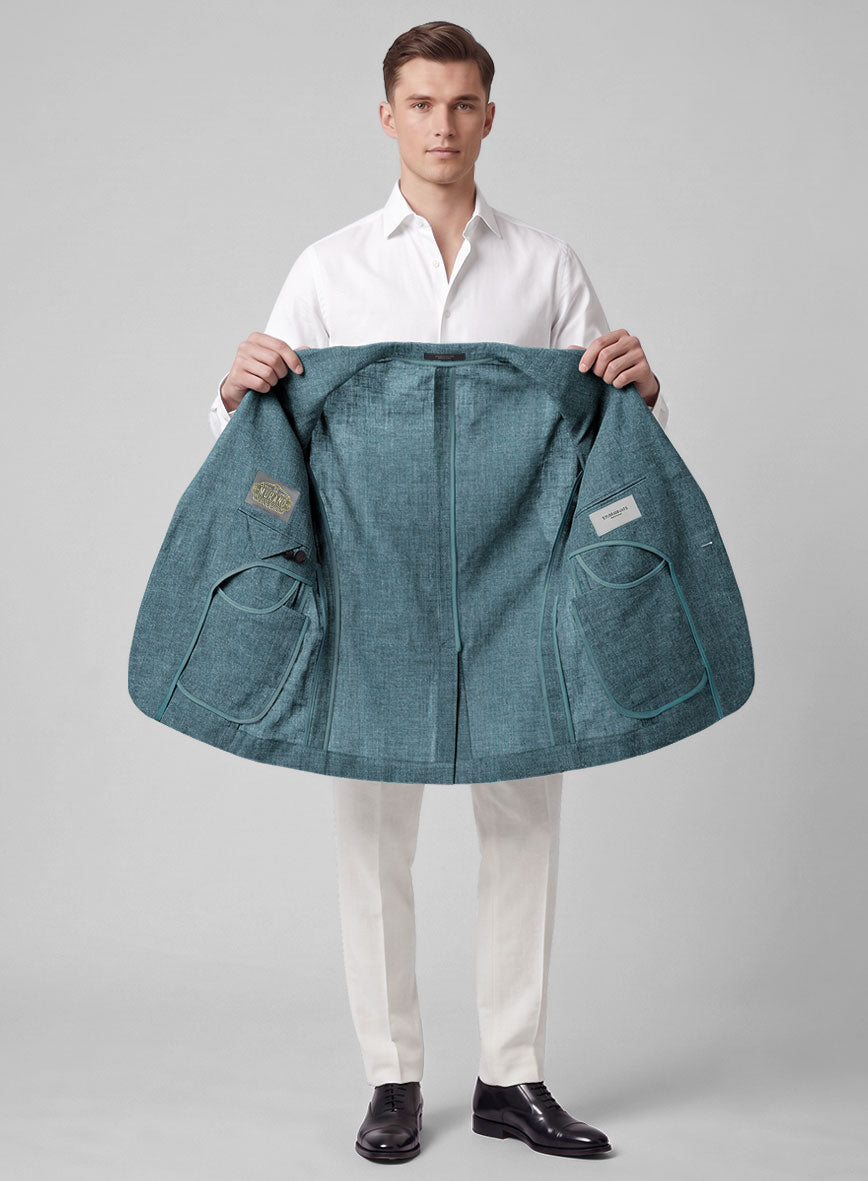 Airweave Oxford Blue Summer Blazer - StudioSuits